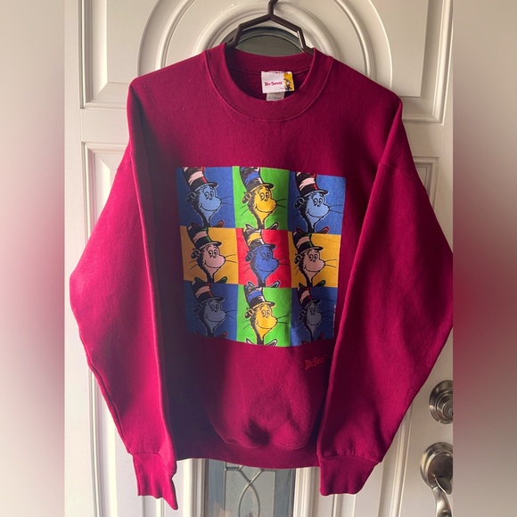 Dr. Seuss Sweaters - Dr. Seuss Pop Art Crewneck Sweater